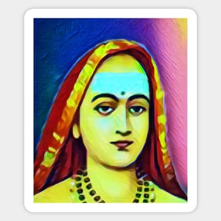 Adi Shankara Colourful Portrait | Adi Shankara Artwork 6 Sticker